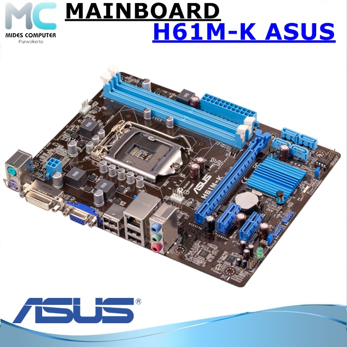 Mobo H61 Intel LGA 1155 Asus Onboard