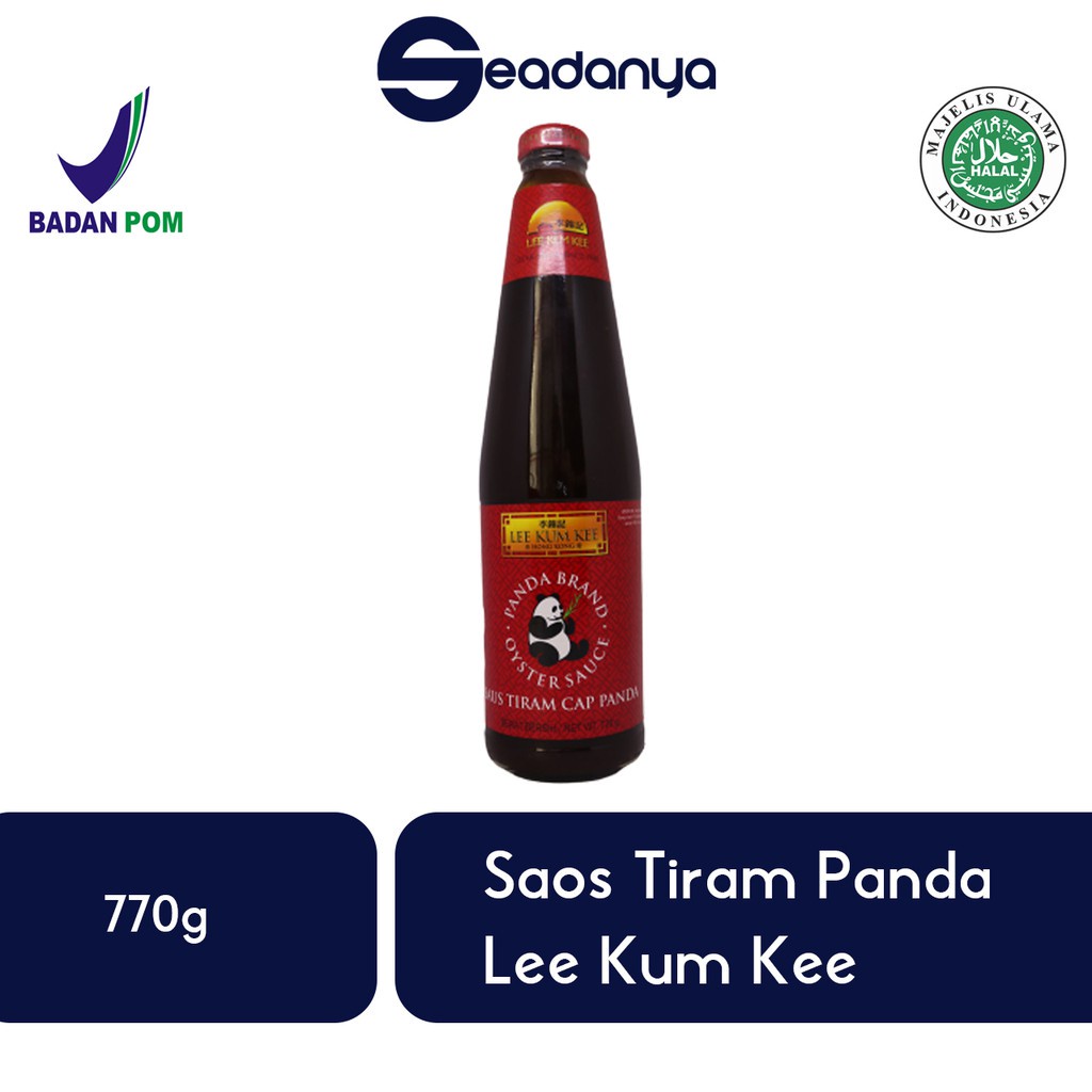 

Saus Tiram Cap Panda Lee Kum Kee 770g Oyster Sauce Panda Brand - Halal MUI & BPOM