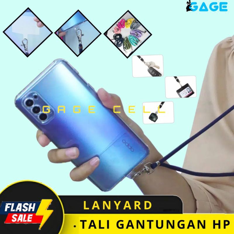 VIRAL LANYARD TALI GANTUNG HP HANDPHONE TALI LEHER NAGITA BUAT CASE UNIVERSAL PREMIUM