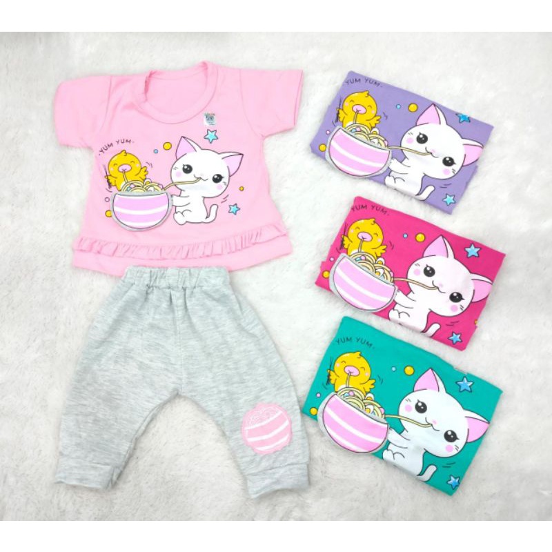 1 Pcs Setelan joger TERIPANK Baby girl 3-6 months