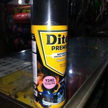 Cat Pilok Diton Premium 9240 SCOOPY PINK 400ml . TAHAN BENSIN