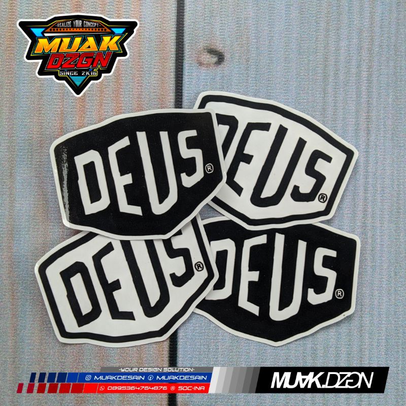 

Stiker Brand Deus ex Machina Keren Vynil