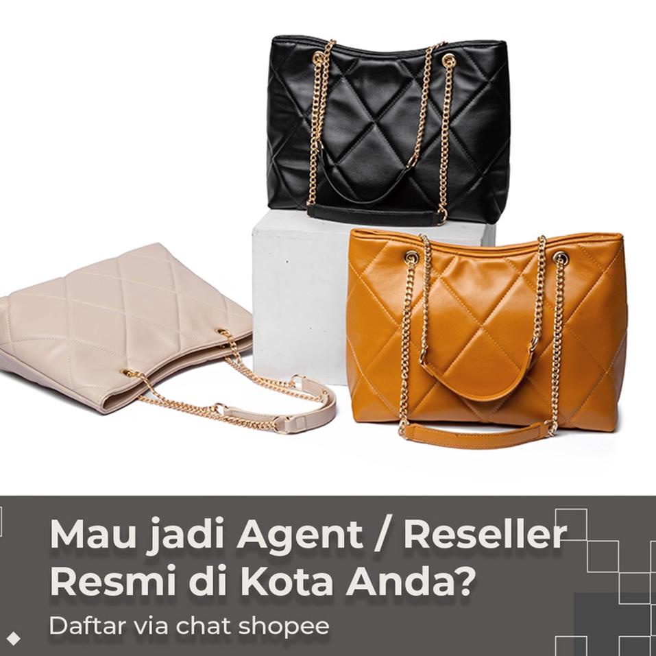 Lagi Tren.. [HONYAN] Tas Tote Bag Wanita Import Tas Selempang Shoulder Wanita Tali Rantai - Jennifer