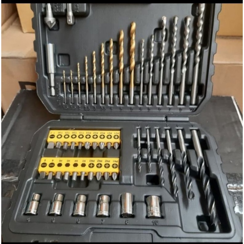 STANLEY MATA BOR MATA OBENG SET 50PCS STA 88546-XJ SET ACCESORIS