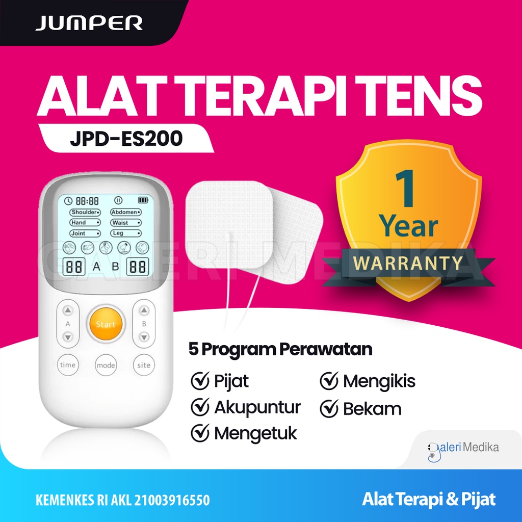 Jumper JPD-ES200 TENS - Alat Pijat Elektrik