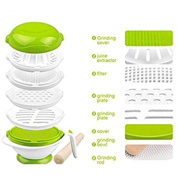 ❤ BELIA ❤ BABY SAFE Multi Food Grinding Set AP014 Pengolah makanan bayi BPA Free