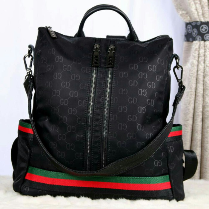 Tas Wanita Import Tas Ransel Black Gucci Semi Original