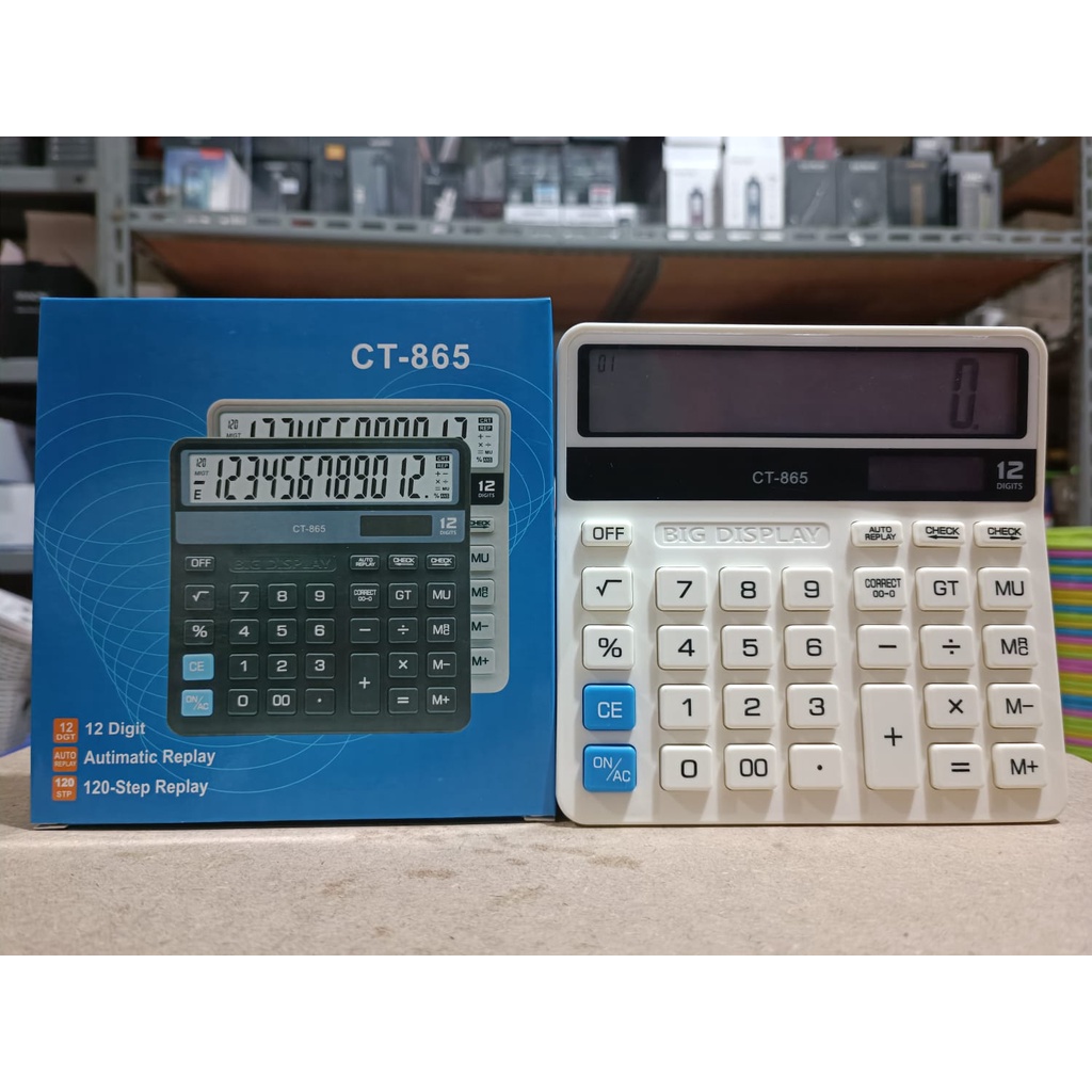 Kalkulator CITIZEN CT 865 calculator CT-865 kasir alat hitung menghitung