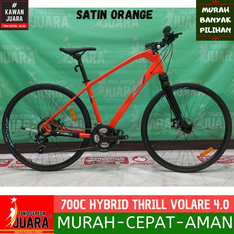 SEPEDA HYBRID THRILL VOLARE 4.0 ROADBIKE 700C