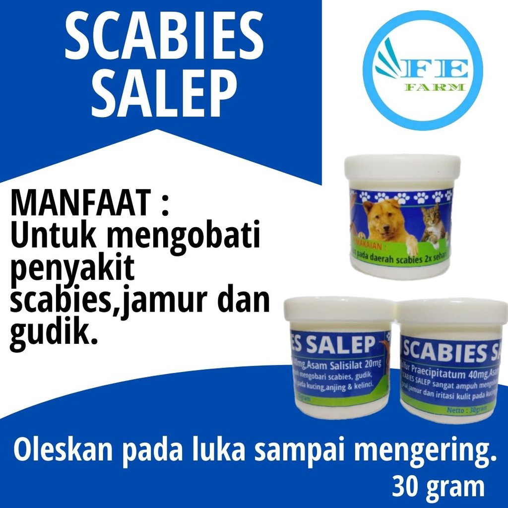 OBAT SCABIES KUCING KELINCI SALEP AMPUH FEFARM