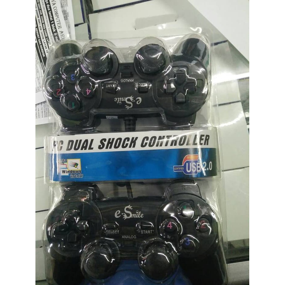 Game Pad Joystick Stik Pc Doubel Hitam/Stick Game Pes