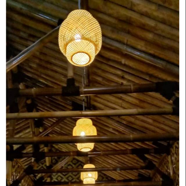 Lampion Bambu Lampu Hias Bambu Lampu Hias Gantung Shopee Indonesia Ragam hias anyaman sudah terkenal sejak dahulu dengan variasi desain anyaman yang banyak dan beragam. lampion bambu lampu hias bambu lampu hias gantung