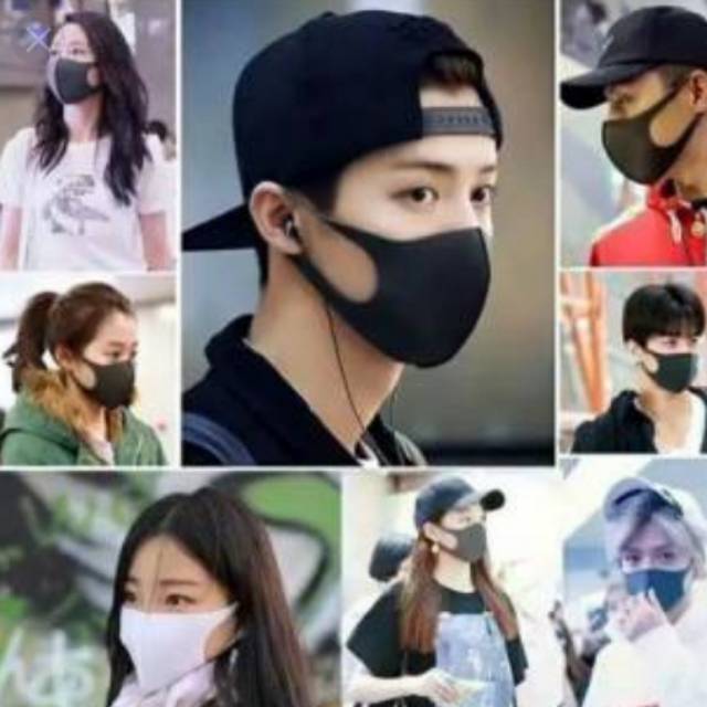 READY STOK!!!masker korea bisa d cuci Gaya ARTIS IDOL FASHION