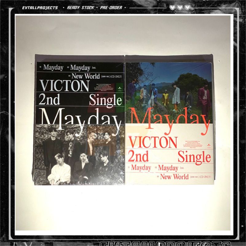 READYSTOCK VICTON ALBUM MAYDAY FULLSET SEALED