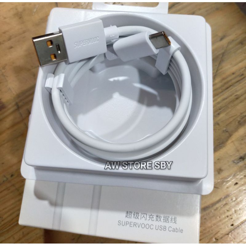 Kabel data oppo A33/ A53/ A52/ A92/ RENO 4/ 4 pro/ 4F/ KABEL VOOC USB C fast charge