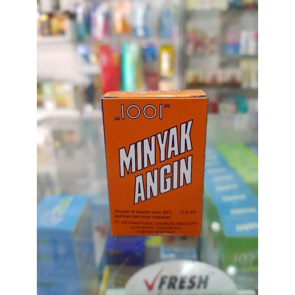 Minyak Angin 1001 / Sakit Kepala / Masuk Angin / Pilek / Kembung