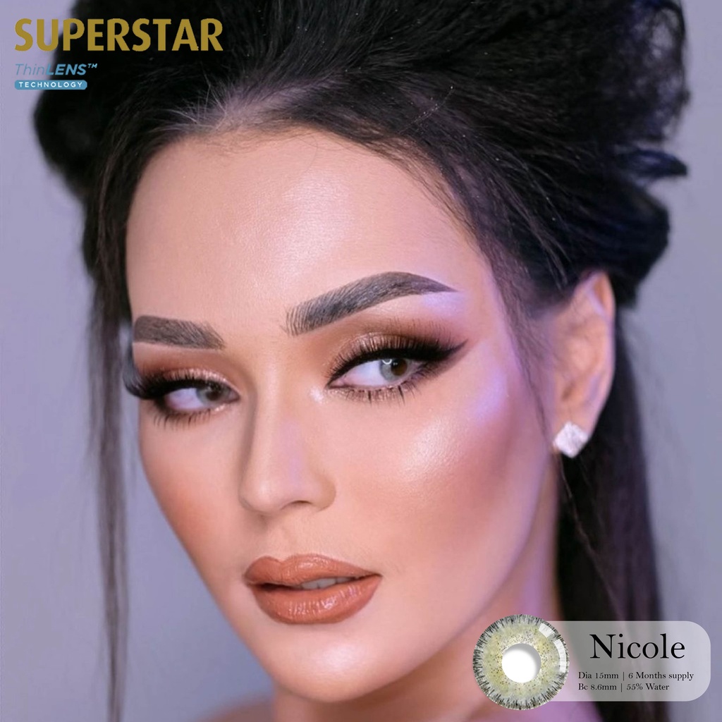 Superstar Nicole lensa warna softlens premium