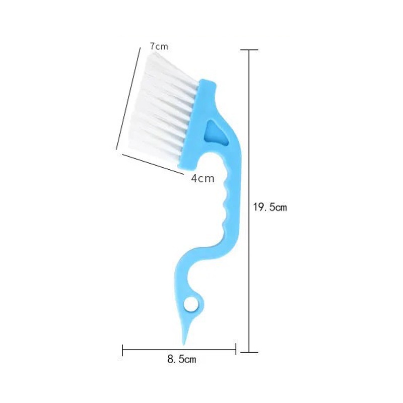 [Corner &amp; Groove &amp; Crevice Cleaning Brush, Squeegee Brush] [Swan Shaped Window Groove Cooktop Crevice Cleaner] [Household Deep Cleaning Tool]