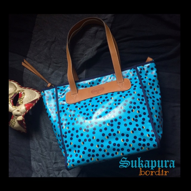Tas FOSSIL KEYPER SHOPPER AQUA DOT