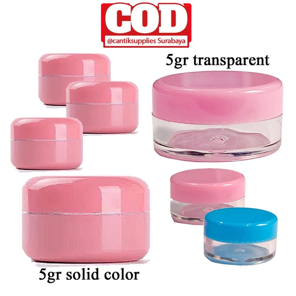 TEMPAT KRIM KOSONG / POT CREAM KOSONG 5 GR / TEMPAT CREAM