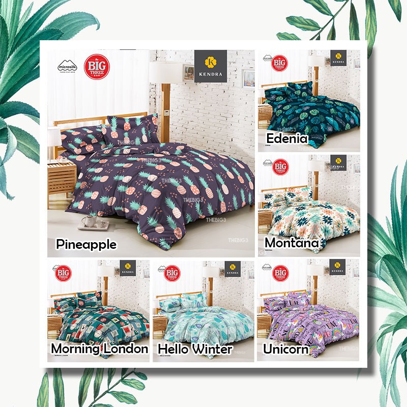 Sprei KENDRA Tinggi 30 cm 200x200 motif Amaris Blue Morroco Hedwig London Majesty Foresville Provence Provence Honeycomb Cat Lover Viggo  - Super King 200 T30 SP