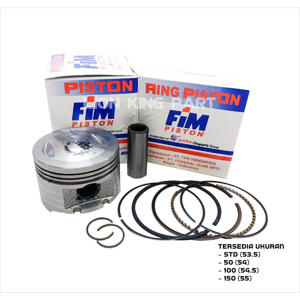PISTON KIT MIO XB FIM47 FIM 47 PIN 15-2