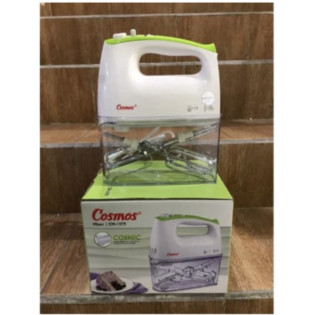 Cosmos Hand Mixer / Mixer Tangan With Container CM-1579 Pencampur