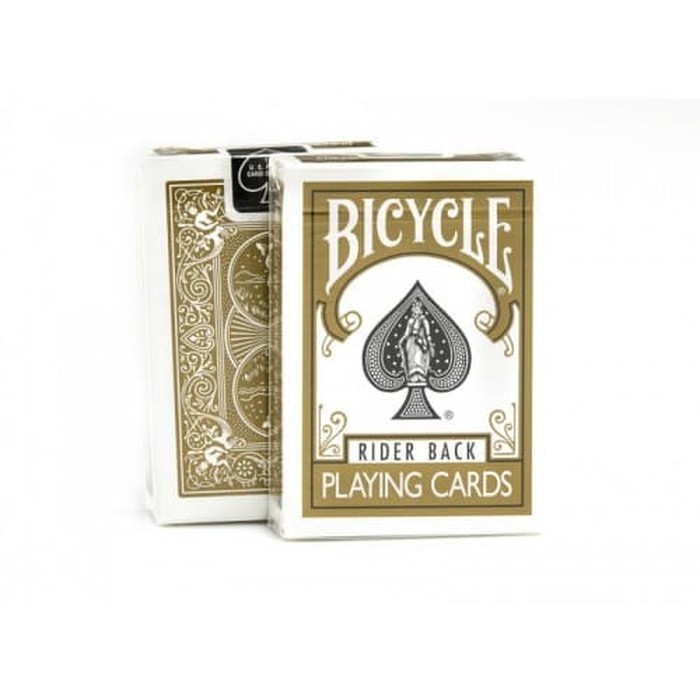 Bicycle Rider Gold Emas Deck Standart Card Import America
