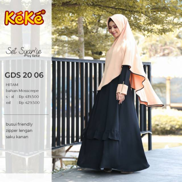 Gamis Dewasa Keke Syar'i ~ GDS 20 06 ~