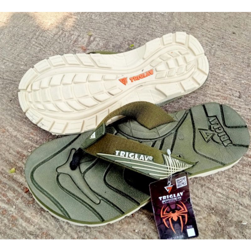 Sendal Premium Jepit Triglav Spider | Sandal Gunung Jepit Pria Wanita | Sendal Outdoor