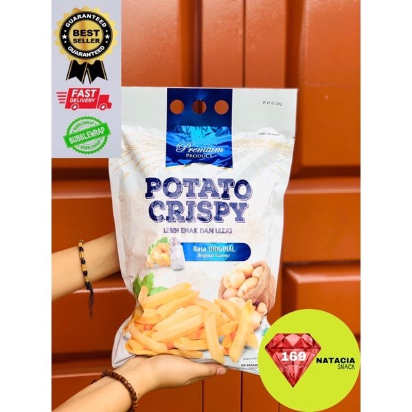 

[1117]--[PACK] POTATO PREMIUM ORI /BALADO / KURLEB SIZE 170 GR KENTANG POTATO KENTANG PREMIUM POTATO SAMBAL MEDAN NATACIASNACK