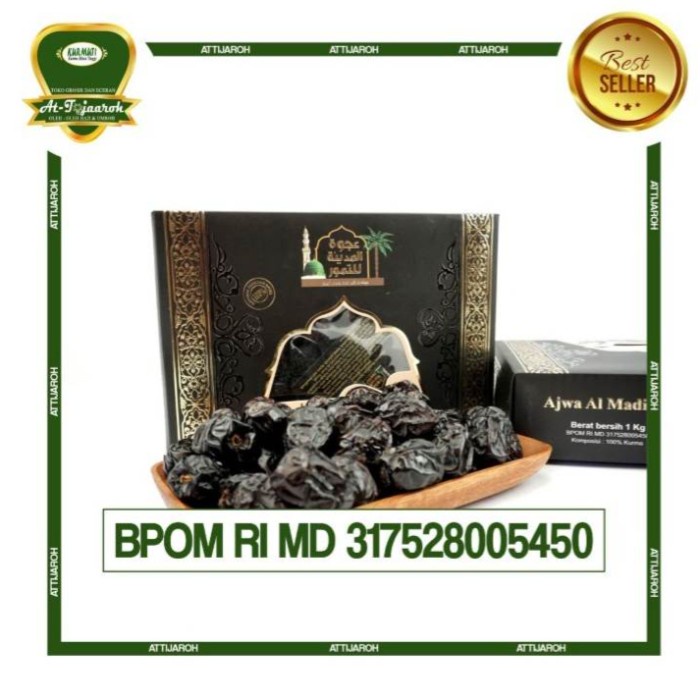 

KURMA AJWA MADINAH SUPER 1kg