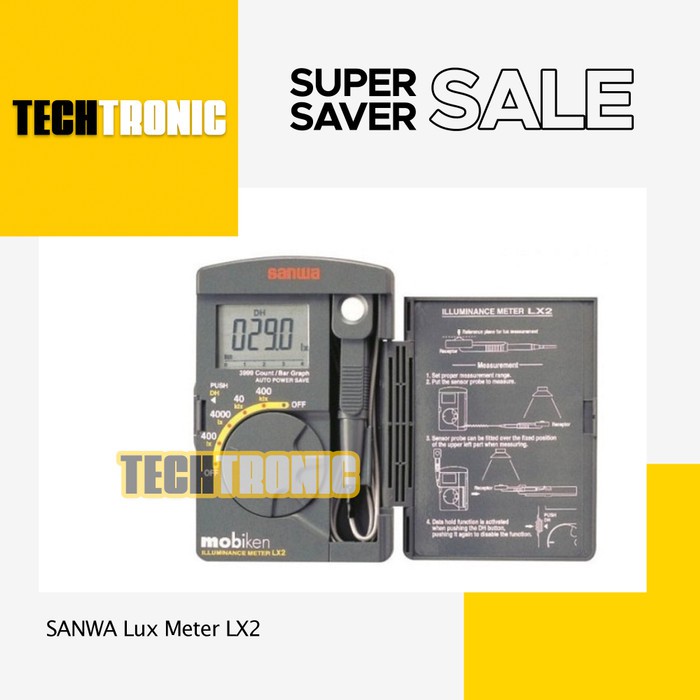 

SANWA Lux Meter LX2 - TECHTRONIC