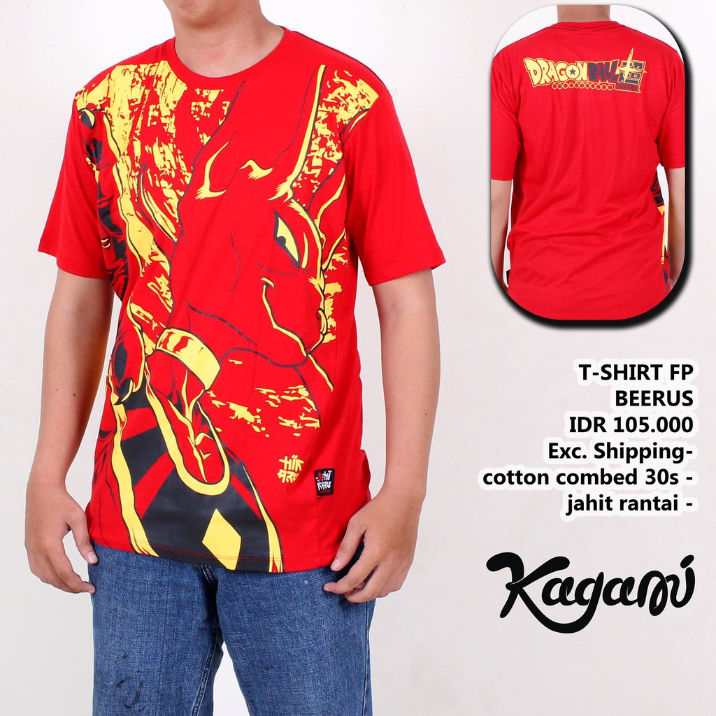 KAOS ANIME FULL PRINT BEERUS