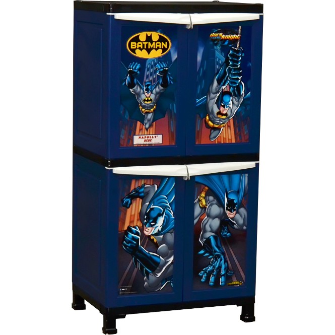 special lemari plastik 4 pintu karakter batman