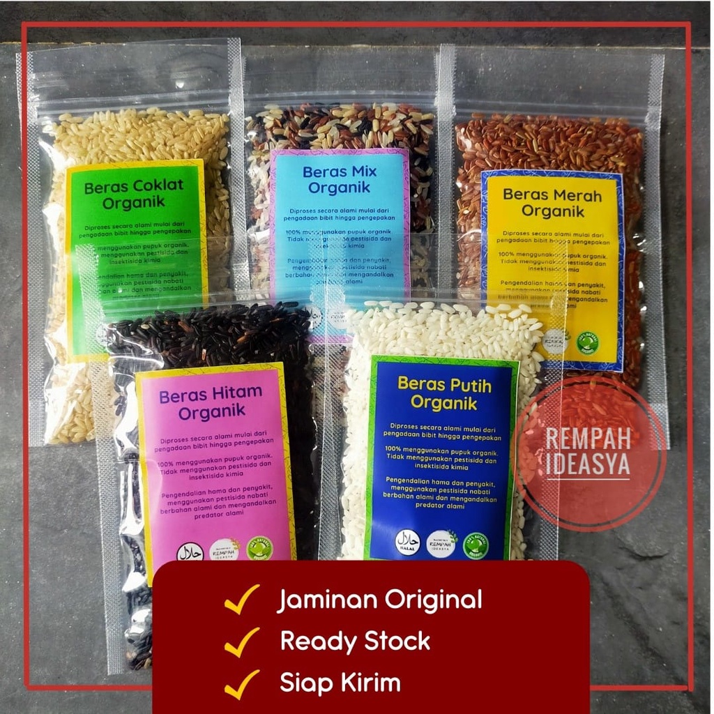 

[SIAP KIRIM] All Varian Beras Putih Beras Coklat Beras Mix Organik Premium Mpasi Sehat bagus untuk Diet