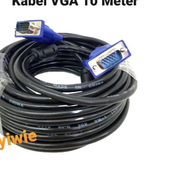 ✫ Kabel VGA 10 Meter / Cable VGA 10m / Kabel VGA To VGA 10meter ֍