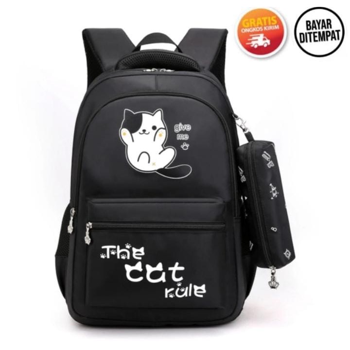 [ COD ] Tas Cewek Korean Style / Tas Ransel Sekolah Korean Style Murah Untuk Wanita Remaja SMP/SMA/K