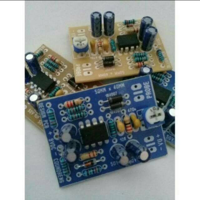 Kit Esr Meter Analog JRC 4558 Komponen Tester On Board