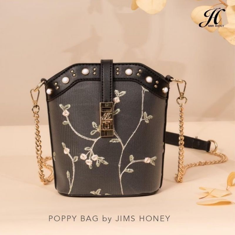 POPPY BAG JIMS HONEY ORI TAS SELEMPANG WANITA KECIL IMPOR FASHION CEWEK KOREA SLING SHOULDER MURAH