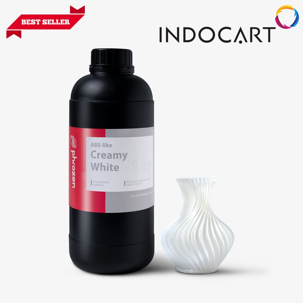 INDOCART Tinta Resin 3D printer Resin Phrozen ABS Like Creamy White-1kg