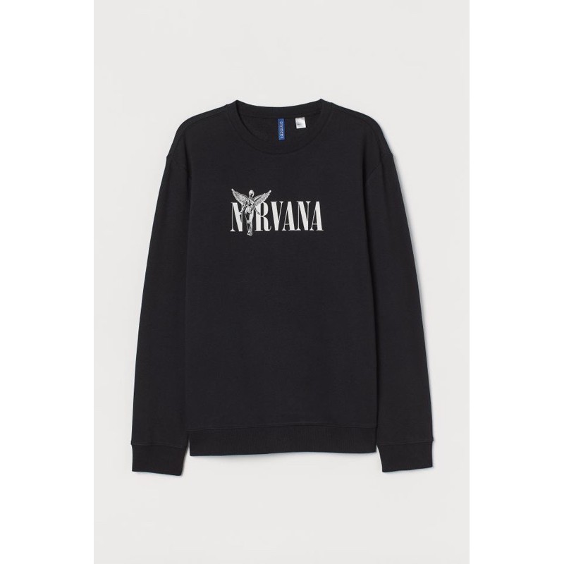 Sweatshirt H&M Nirvana Black