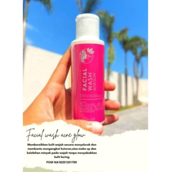 facial wash glow fast derm