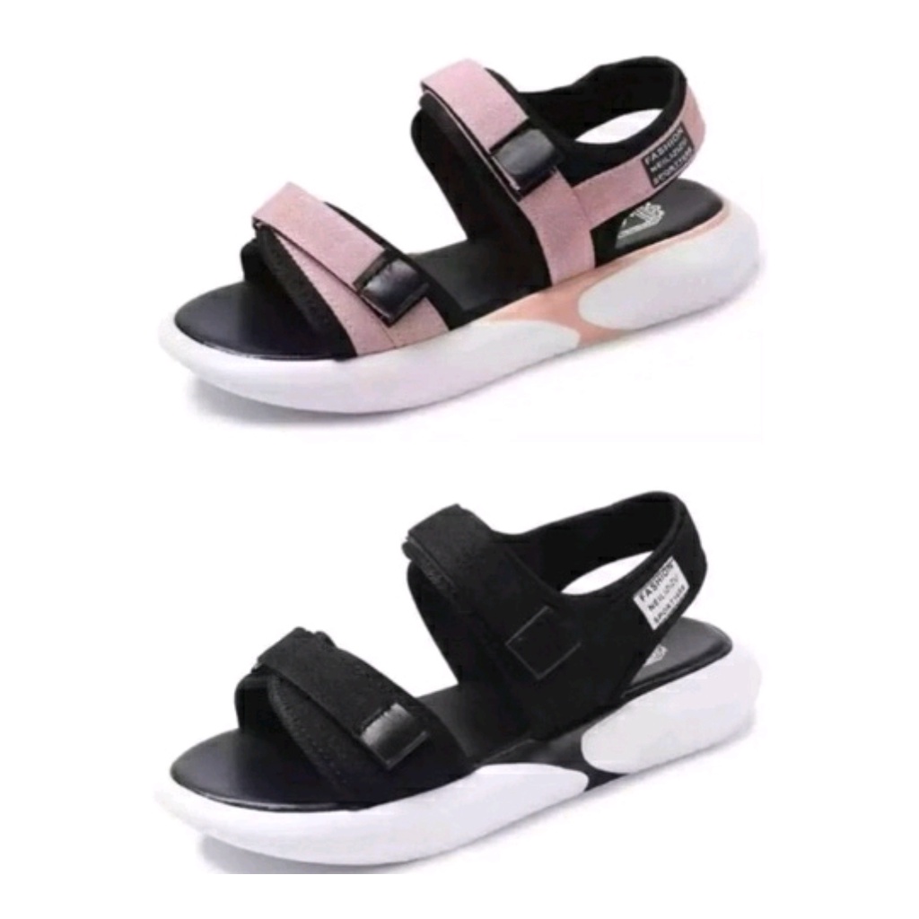 Sandal Gunung Tali Strap Gesper Wanita/ Sendal Tali Gunung Cewek Strap 1 Polos/ Sandal Gn Fashion Ko