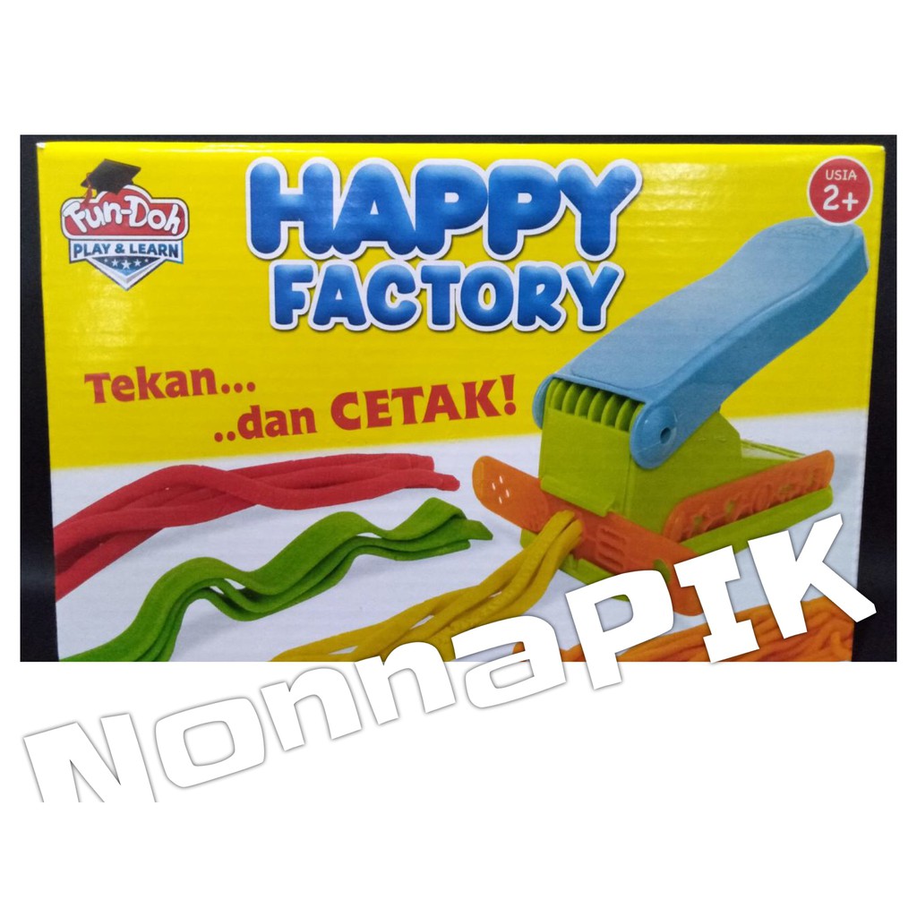  Fun  Doh  Happy Factory Tool Mainan Anak FunDoh PlayDoh 