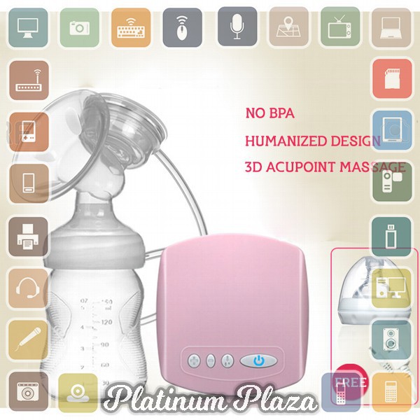 Pompa ASI Elektrik Otomatis Milk Breast Pump - MZ-602 - White`I8EP61-