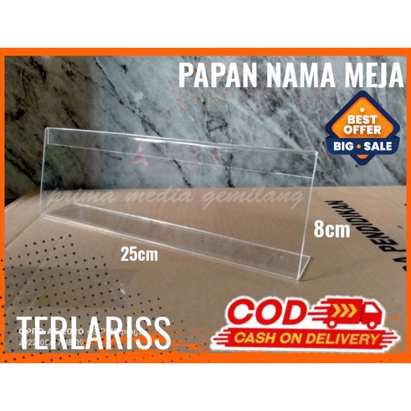 

Acrylik Name Desk/Papan Nama/Nama Meja