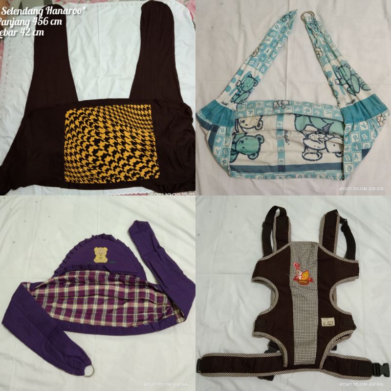 57. Gendongan bayi hanaro monyet gendongan samping