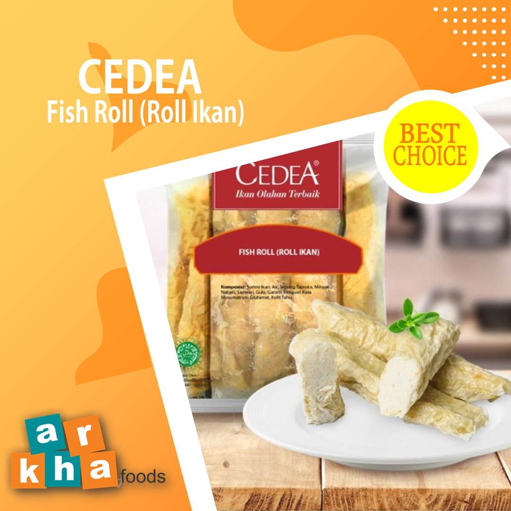 

Cedea Fish Roll Ikan 250gr Cedea Fishroll Frozen Food