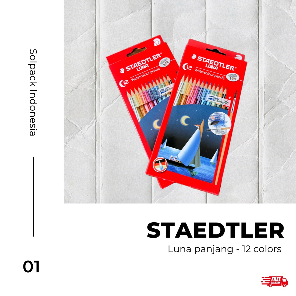 

Pensil Warna STAEDTLER Luna 12 Warna - Panjang